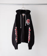 HAND KINITTED SK8 ZIP HOODIE - RICENINETEN