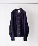 EMBROIDERY CABLE STICH KNIT - ANCELLM