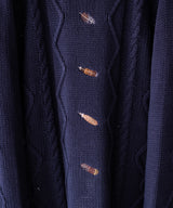 EMBROIDERY CABLE STICH KNIT - ANCELLM