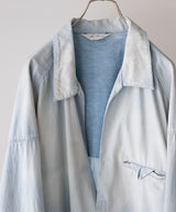 AGING CHAMBRAY LONG SHIRT - ANCELLM