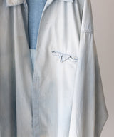 AGING CHAMBRAY LONG SHIRT - ANCELLM
