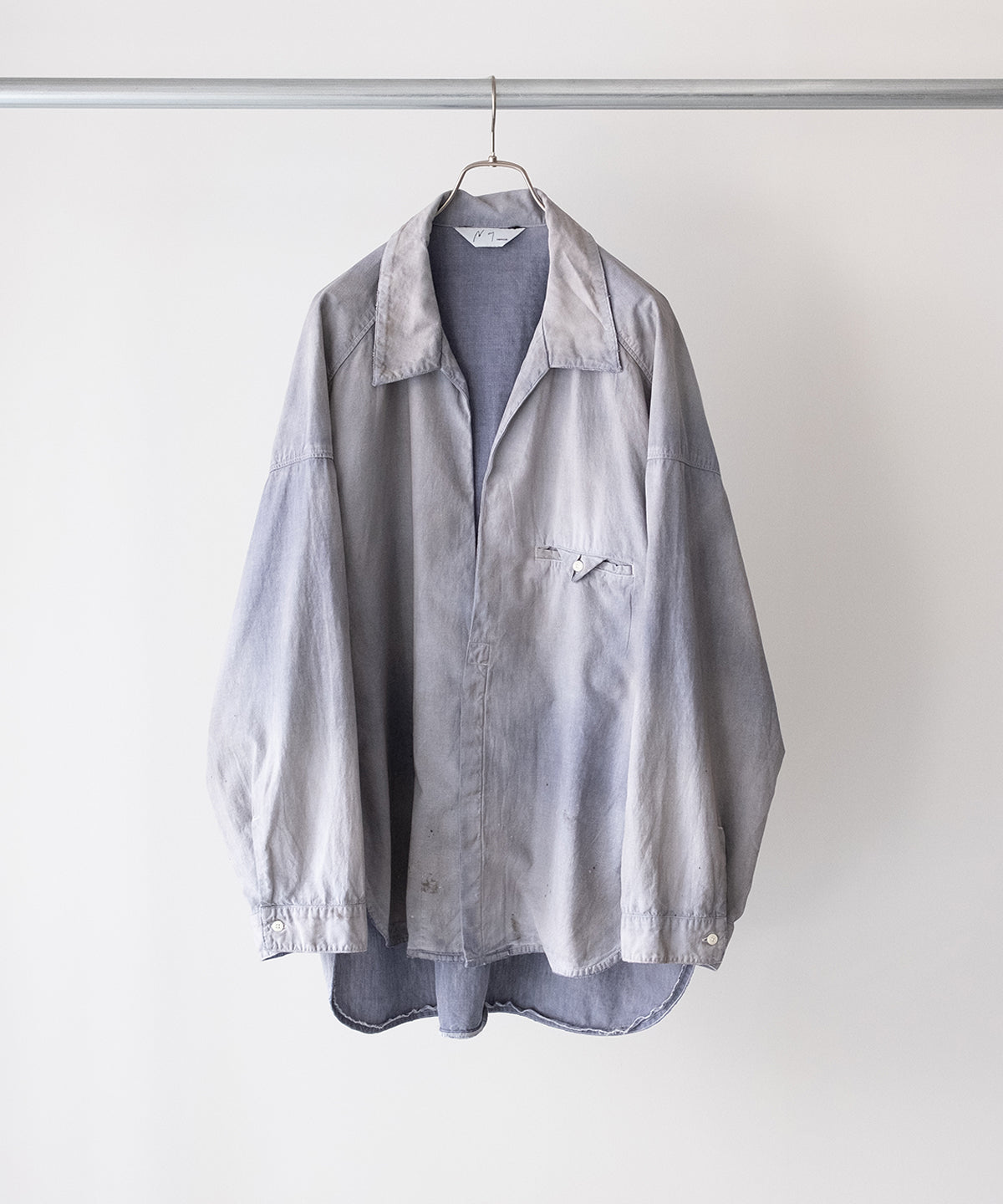 ANCELLM 25SS AGING CHAMBRAY SHIRT