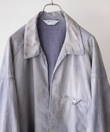 AGING CHAMBRAY LONG SHIRT - ANCELLM