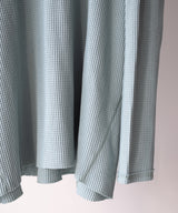 ORGANIZED HOODED PULLOVER LONG TOP / COTTON THERMAL -SandWaterr