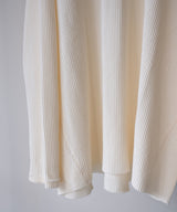 ORGANIZED HOODED PULLOVER LONG TOP / COTTON THERMAL -SandWaterr