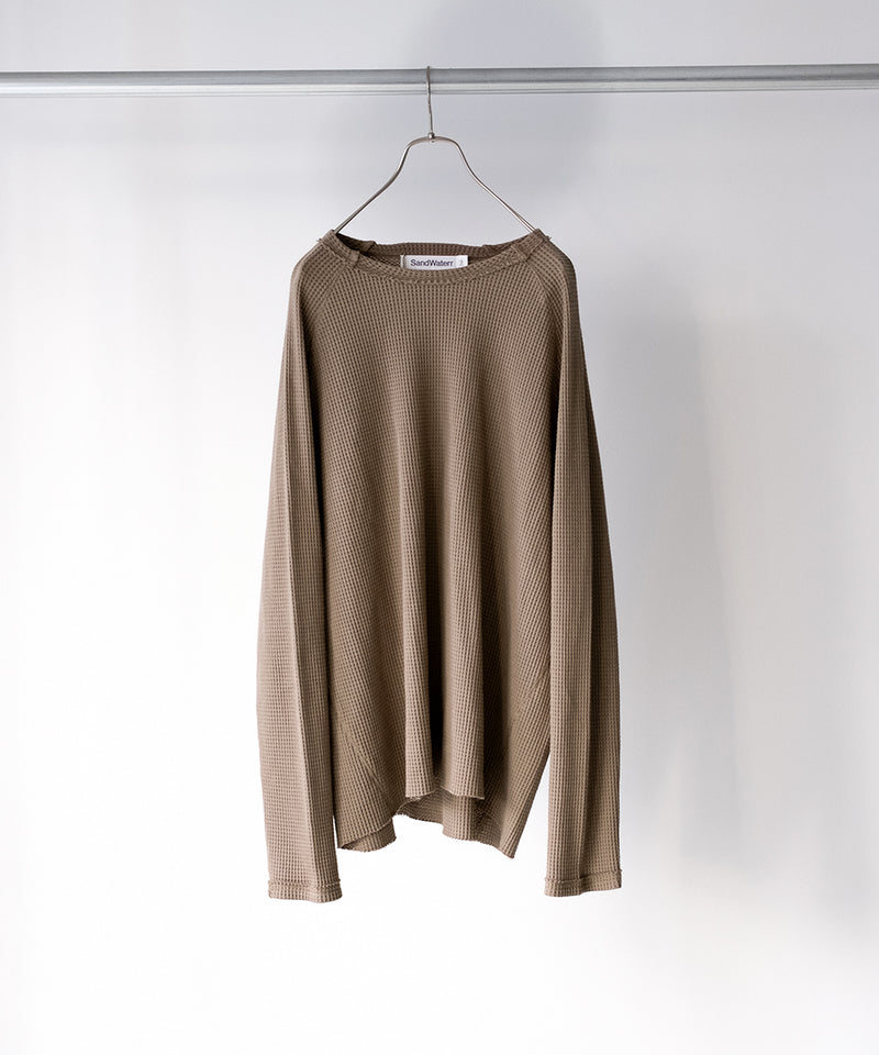 ORGANIZED PULLOVER TOP / COTTON THERMAL -SandWaterr