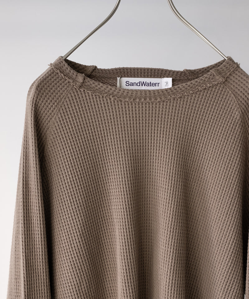 ORGANIZED PULLOVER TOP / COTTON THERMAL -SandWaterr