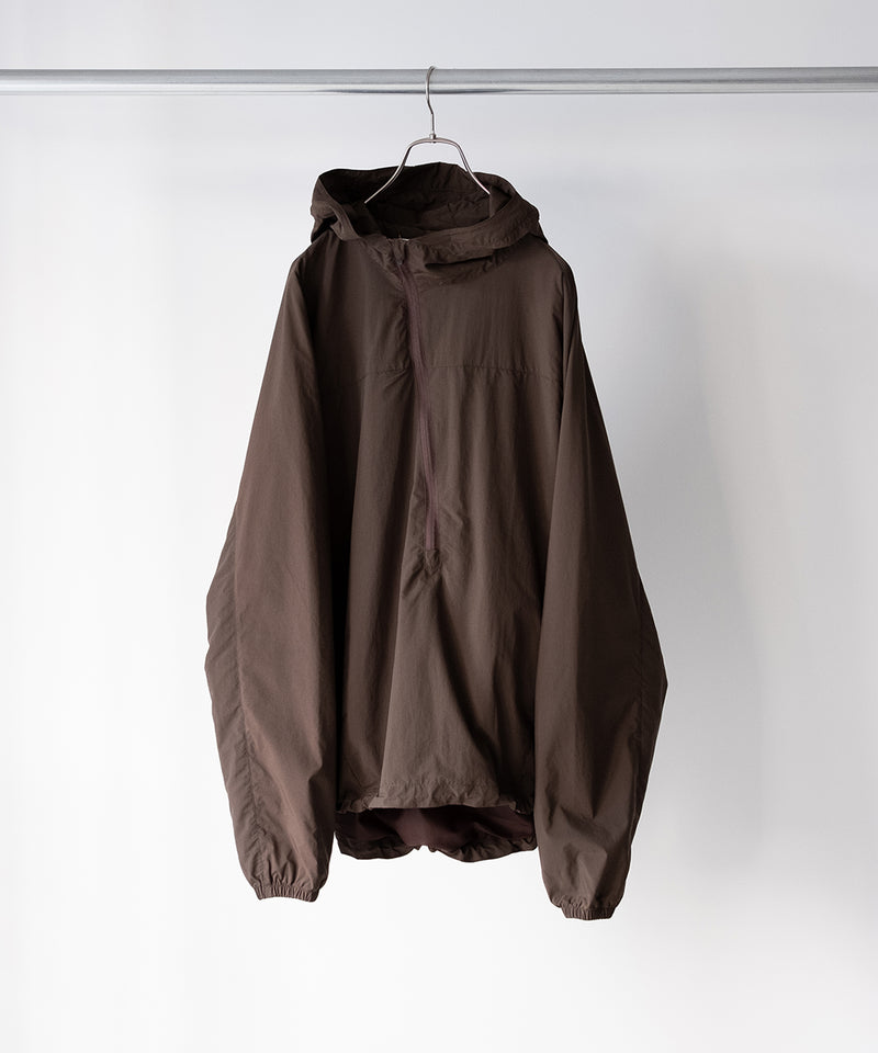 ORGANIZED HOODED PULLOVER / RIPSTOP NYLON -SandWaterr