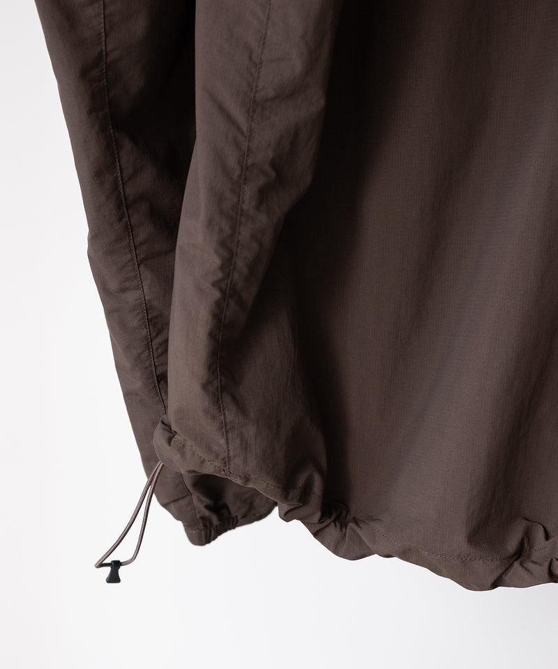 ORGANIZED HOODED PULLOVER / RIPSTOP NYLON -SandWaterr