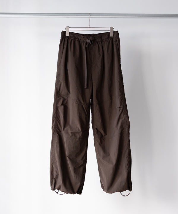 ORGANIZED WIDE EASY PANTS / RIPSTOP NYLON -SandWaterr
