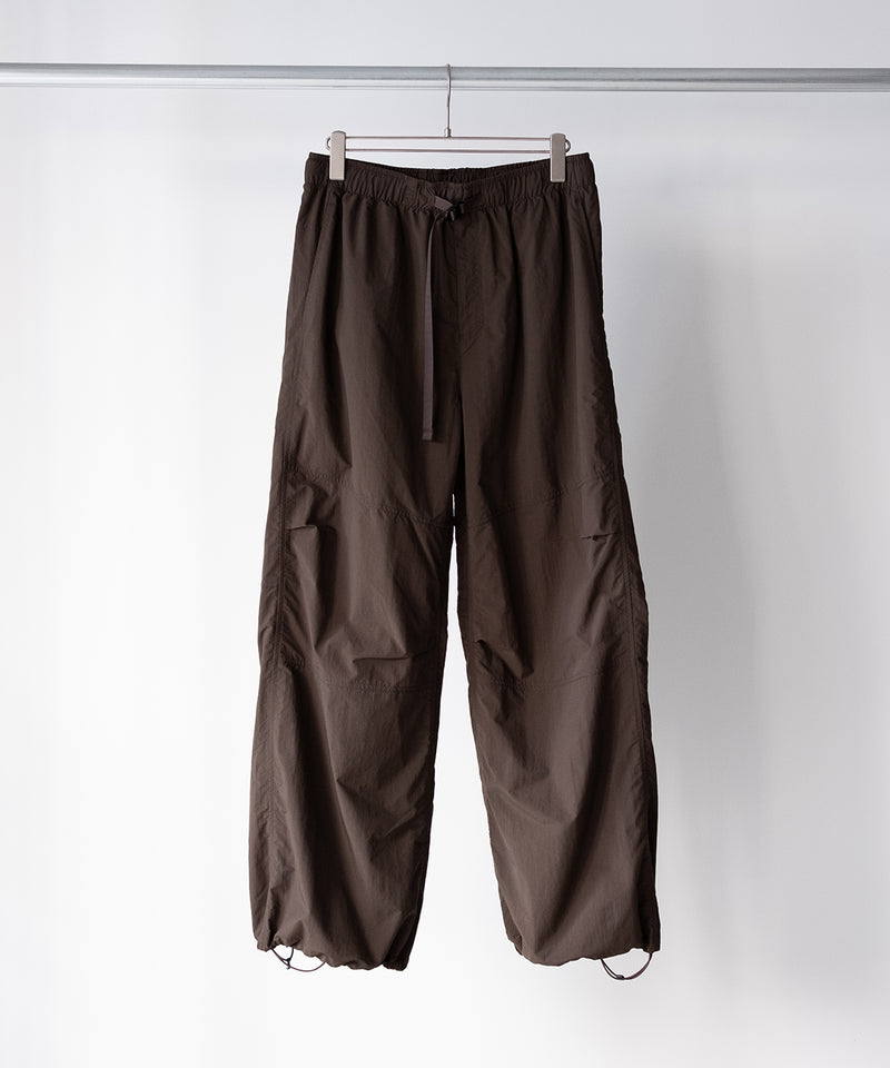 ORGANIZED WIDE EASY PANTS / RIPSTOP NYLON -SandWaterr
