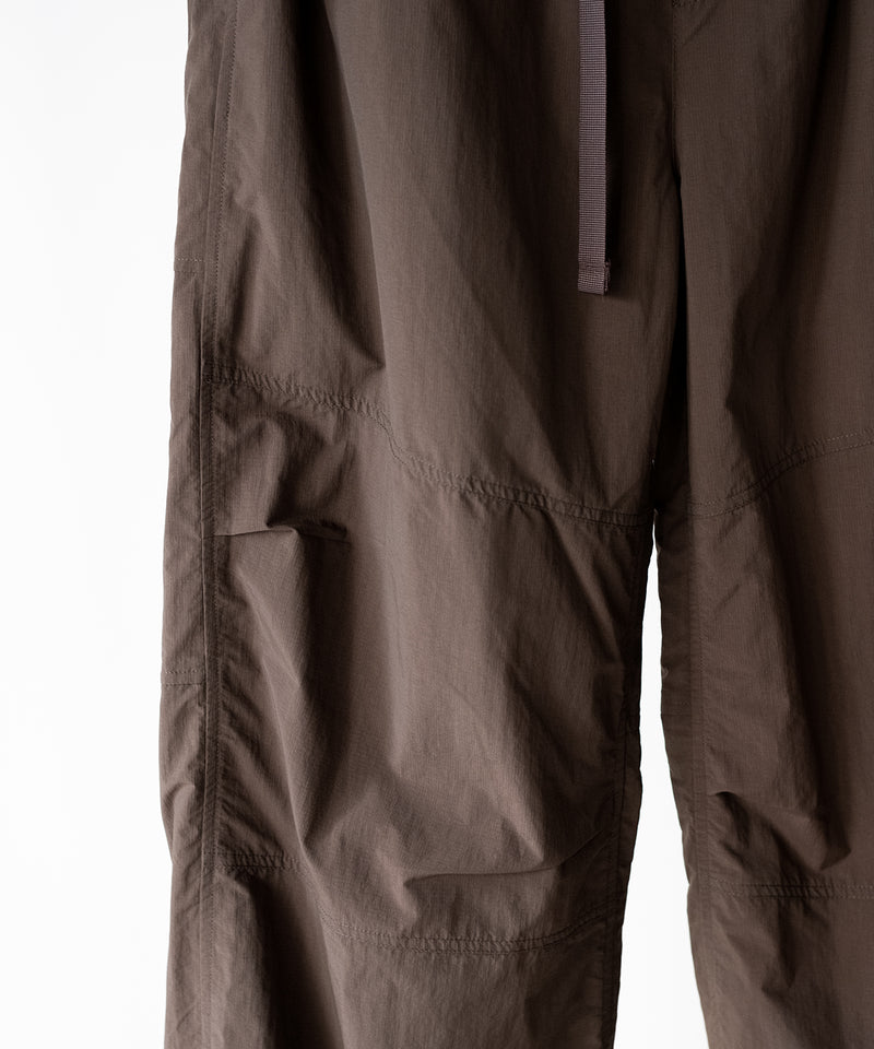 ORGANIZED WIDE EASY PANTS / RIPSTOP NYLON -SandWaterr