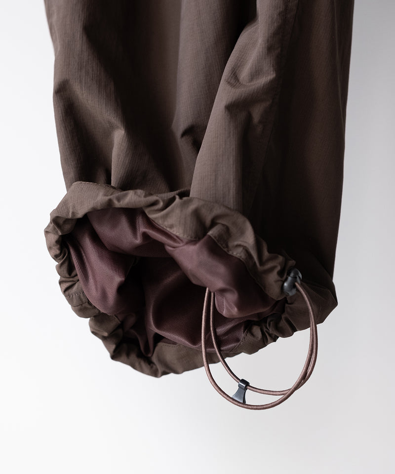 ORGANIZED WIDE EASY PANTS / RIPSTOP NYLON -SandWaterr