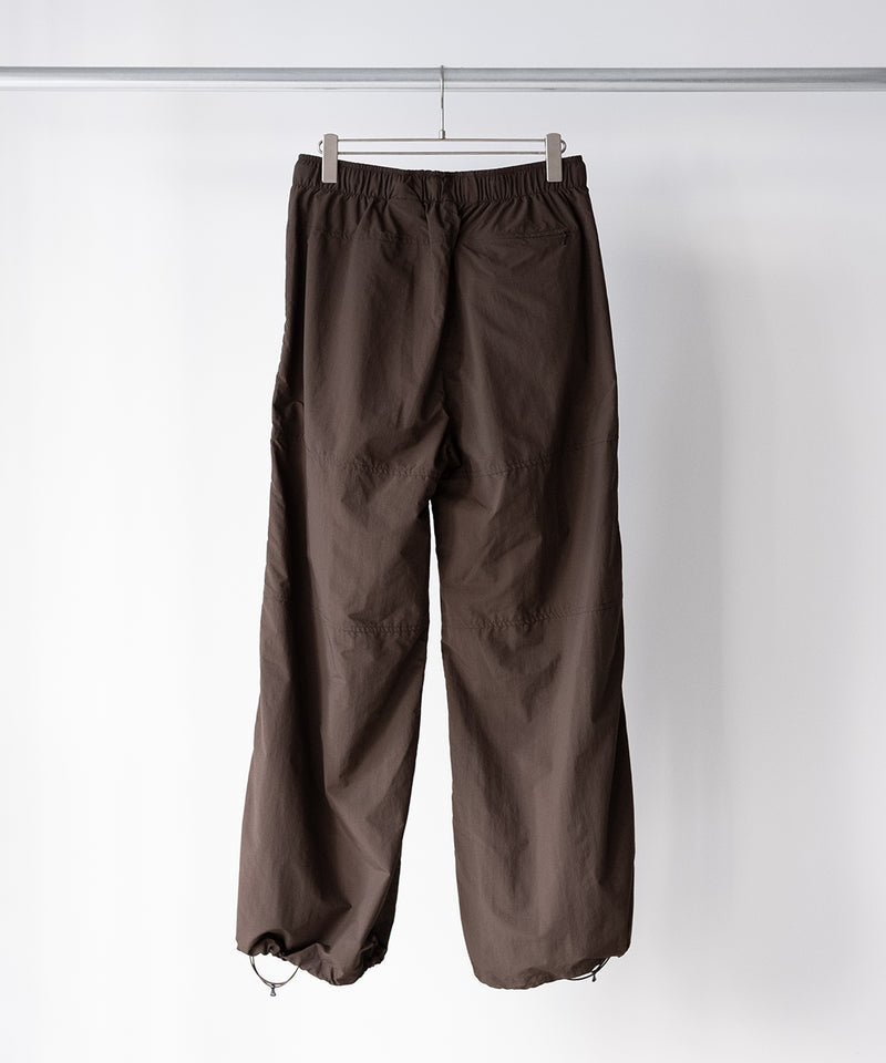 ORGANIZED WIDE EASY PANTS / RIPSTOP NYLON -SandWaterr