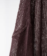 RESEARCHED  BOAT NECK SWEATER /  MOHAIR MIX YARN -SandWaterr