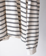 RESEARCHED TEE LS / COTTON BORDER JERSEY -SandWaterr
