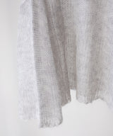 RESEARCHED  BOAT NECK SWEATER /  MOHAIR MIX YARN -SandWaterr