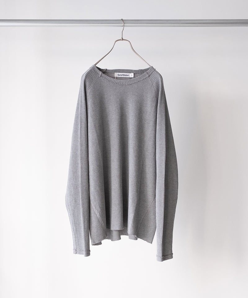 ORGANIZED PULLOVER TOP / COTTON THERMAL -SandWaterr