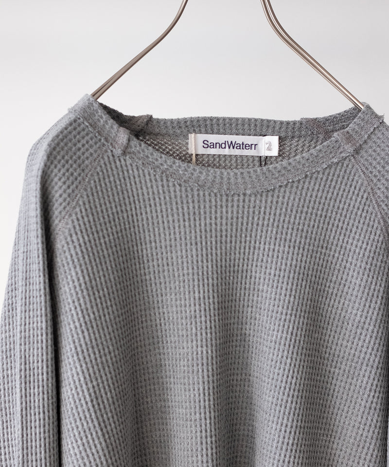 ORGANIZED PULLOVER TOP / COTTON THERMAL -SandWaterr