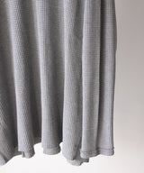 ORGANIZED HOODED PULLOVER LONG TOP / COTTON THERMAL -SandWaterr