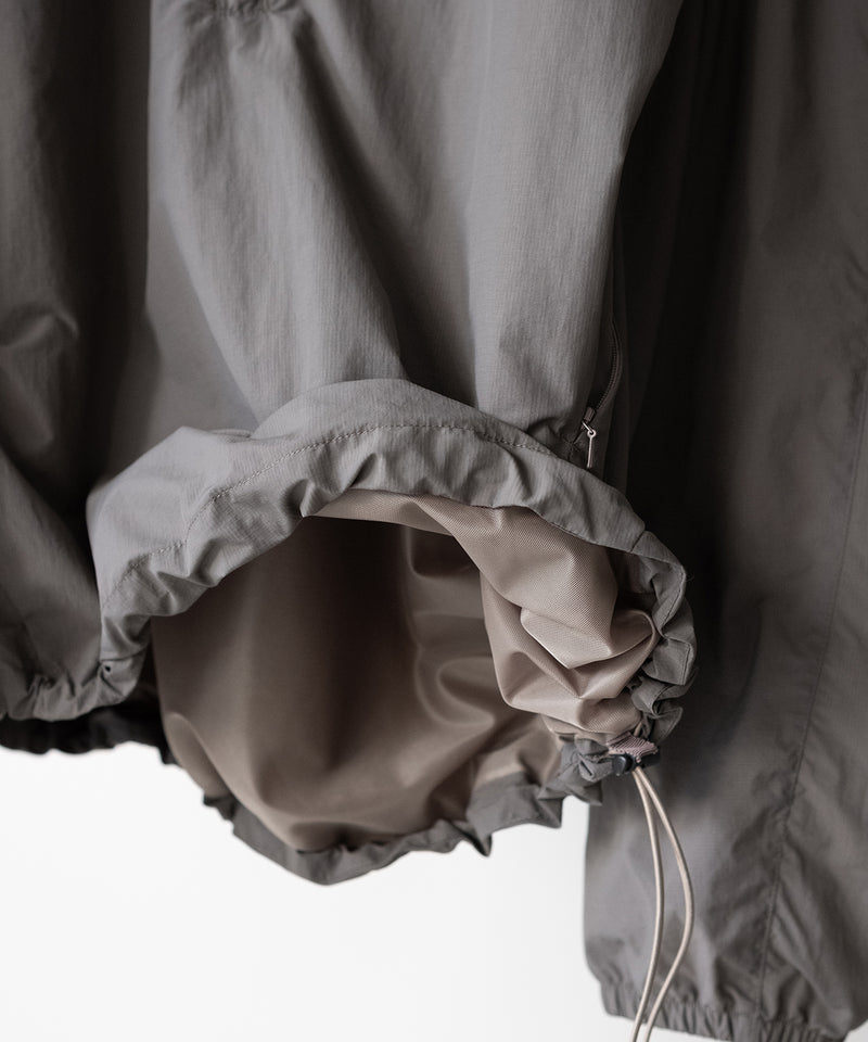 ORGANIZED HOODED PULLOVER / RIPSTOP NYLON -SandWaterr