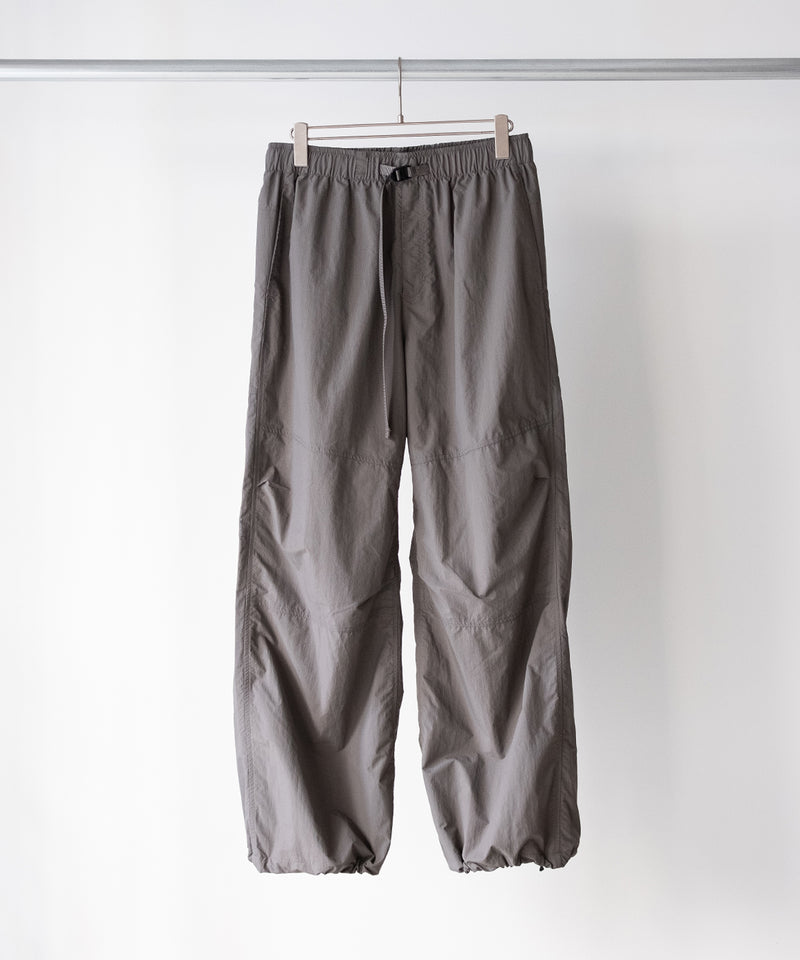 ORGANIZED WIDE EASY PANTS / RIPSTOP NYLON -SandWaterr