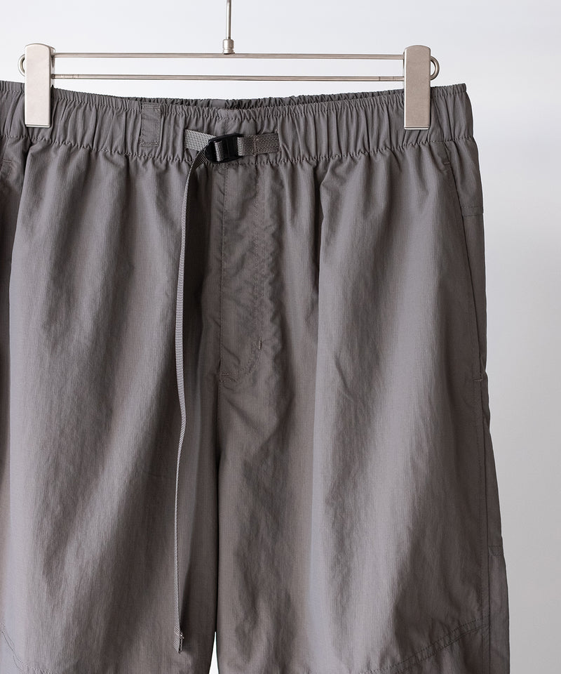 ORGANIZED WIDE EASY PANTS / RIPSTOP NYLON -SandWaterr