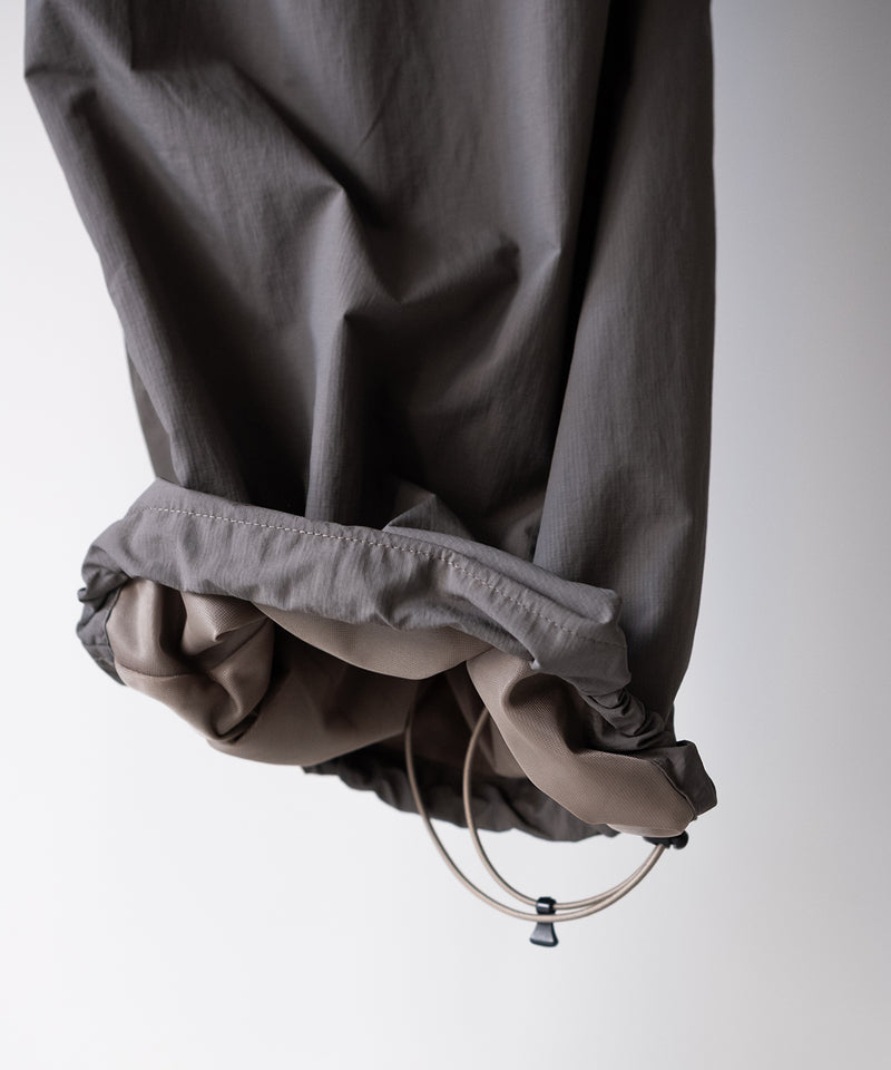 ORGANIZED WIDE EASY PANTS / RIPSTOP NYLON -SandWaterr