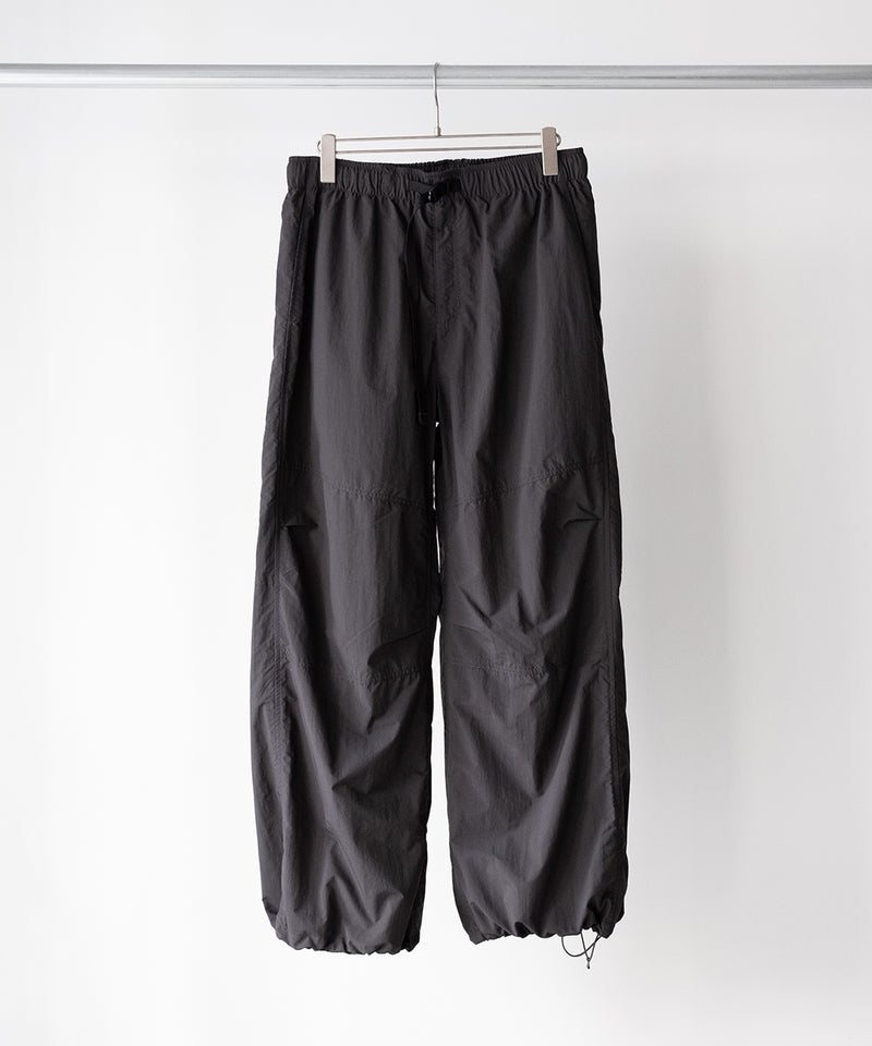 ORGANIZED WIDE EASY PANTS / RIPSTOP NYLON -SandWaterr