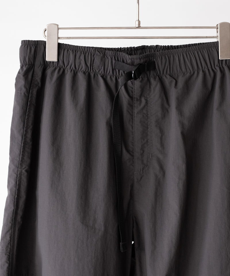 ORGANIZED WIDE EASY PANTS / RIPSTOP NYLON -SandWaterr