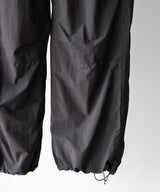 ORGANIZED WIDE EASY PANTS / RIPSTOP NYLON -SandWaterr