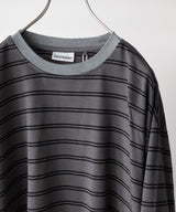 RESEARCHED TEE LS / COTTON BORDER JERSEY -SandWaterr