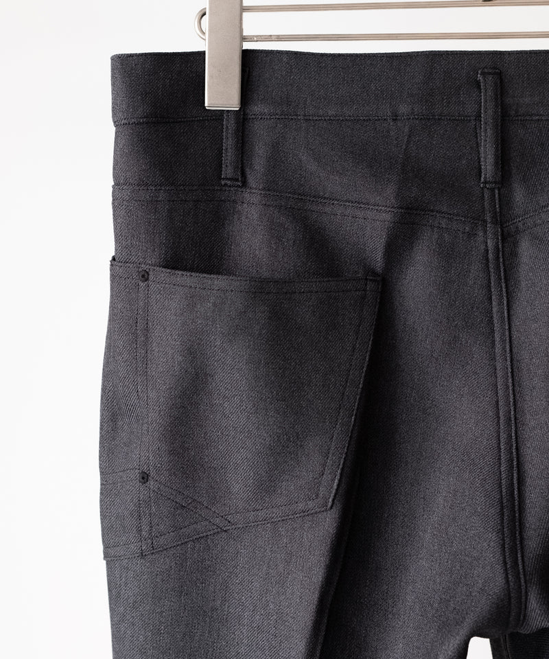 RESEARCHED 5P PANTS / POLY MIX TWILL -SandWaterr