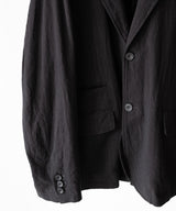 WASHED WOOL SILK STRIPE 2B JKT - ULTERIOR