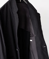 WASHED WOOL SILK STRIPE 2B JKT - ULTERIOR