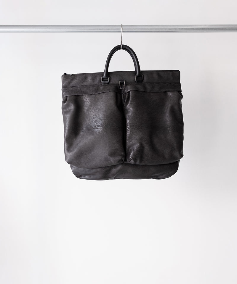 LEATHER HELMET BAG- semoh