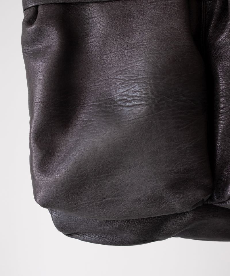 LEATHER HELMET BAG- semoh