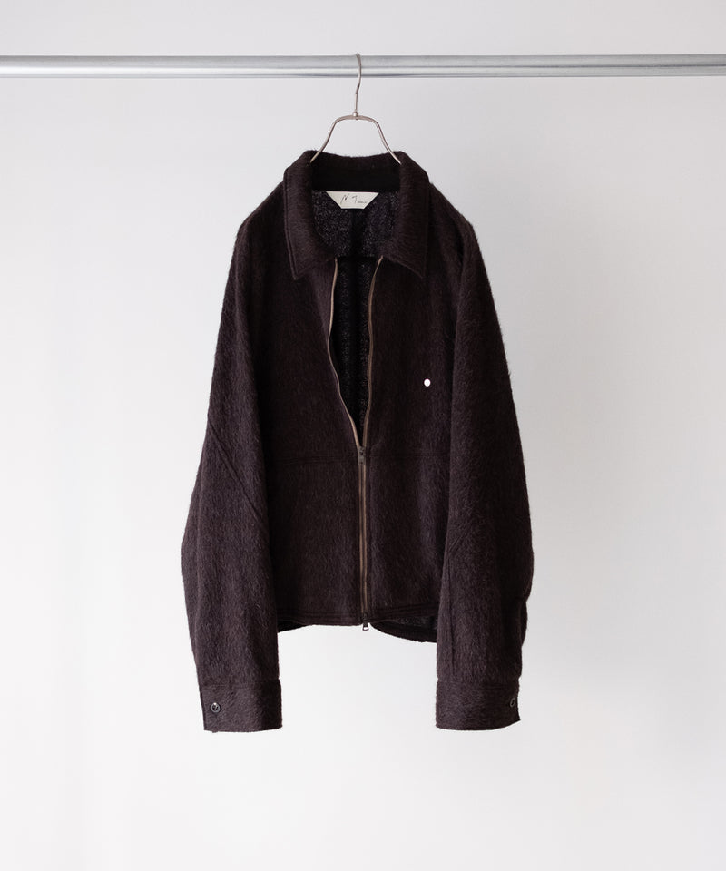 SHAGGY ZIP UP SHIRT - ANCELLM