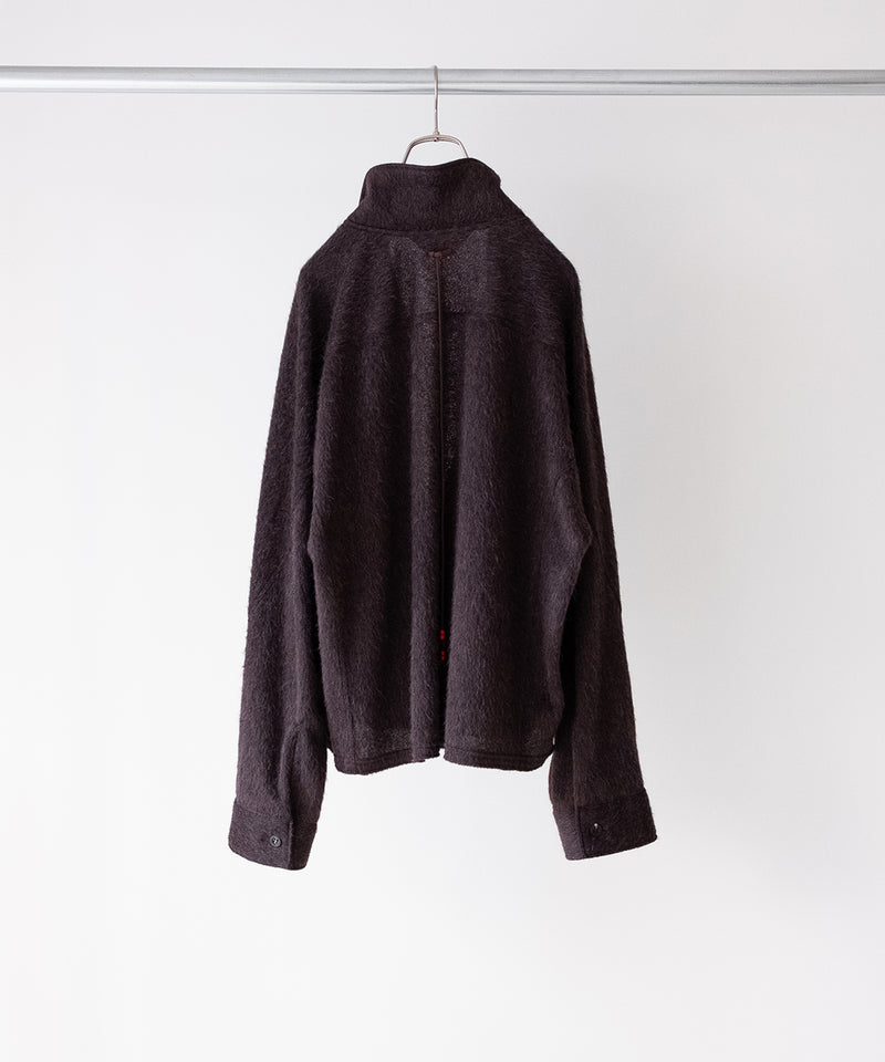 SHAGGY ZIP UP SHIRT - ANCELLM