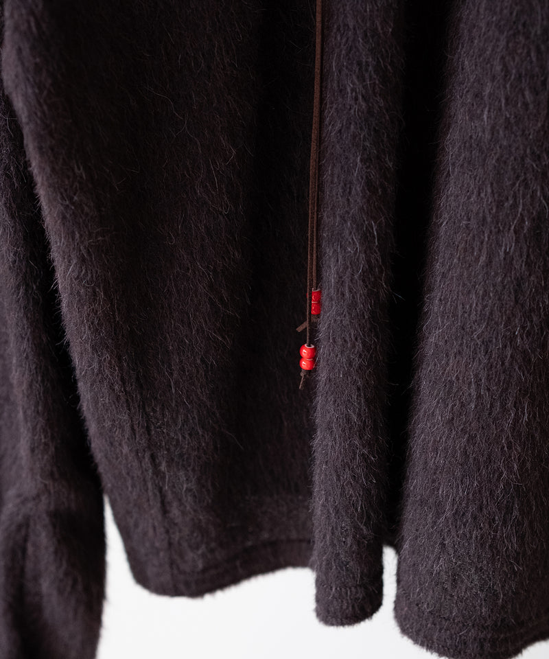 SHAGGY ZIP UP SHIRT - ANCELLM