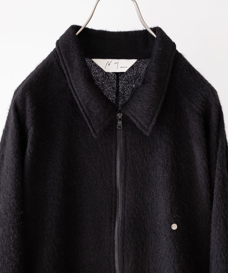 SHAGGY ZIP UP SHIRT - ANCELLM