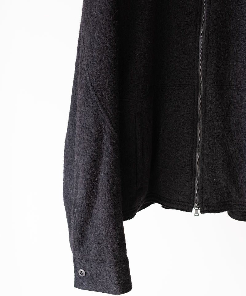 SHAGGY ZIP UP SHIRT - ANCELLM