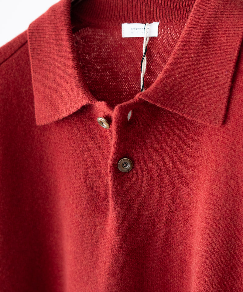 M-g knit polo - crepuscule