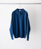 M-g knit polo - crepuscule