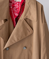 circa make taslan nylon paisley lined trench coat - 77circa