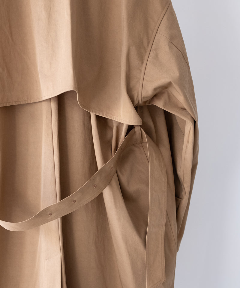 circa make taslan nylon paisley lined trench coat - 77circa