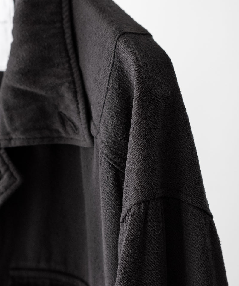 LAST1>> SILK SUEDE FIELD JACKET - ANCELLM