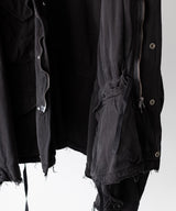 LAST1>> SILK SUEDE FIELD JACKET - ANCELLM