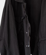 LAST1>> SILK SUEDE FIELD JACKET - ANCELLM