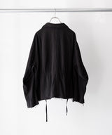 LAST1>> SILK SUEDE FIELD JACKET - ANCELLM